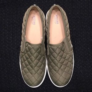Nylon slip on sneakers